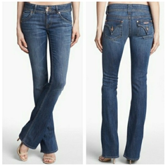 hudson low rise jeans